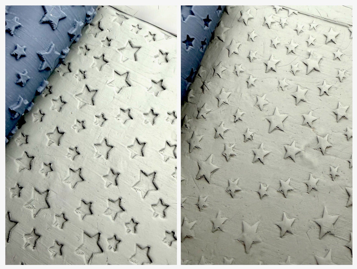 Stars Emboss & Deboss Texture Roller Pair No. 22