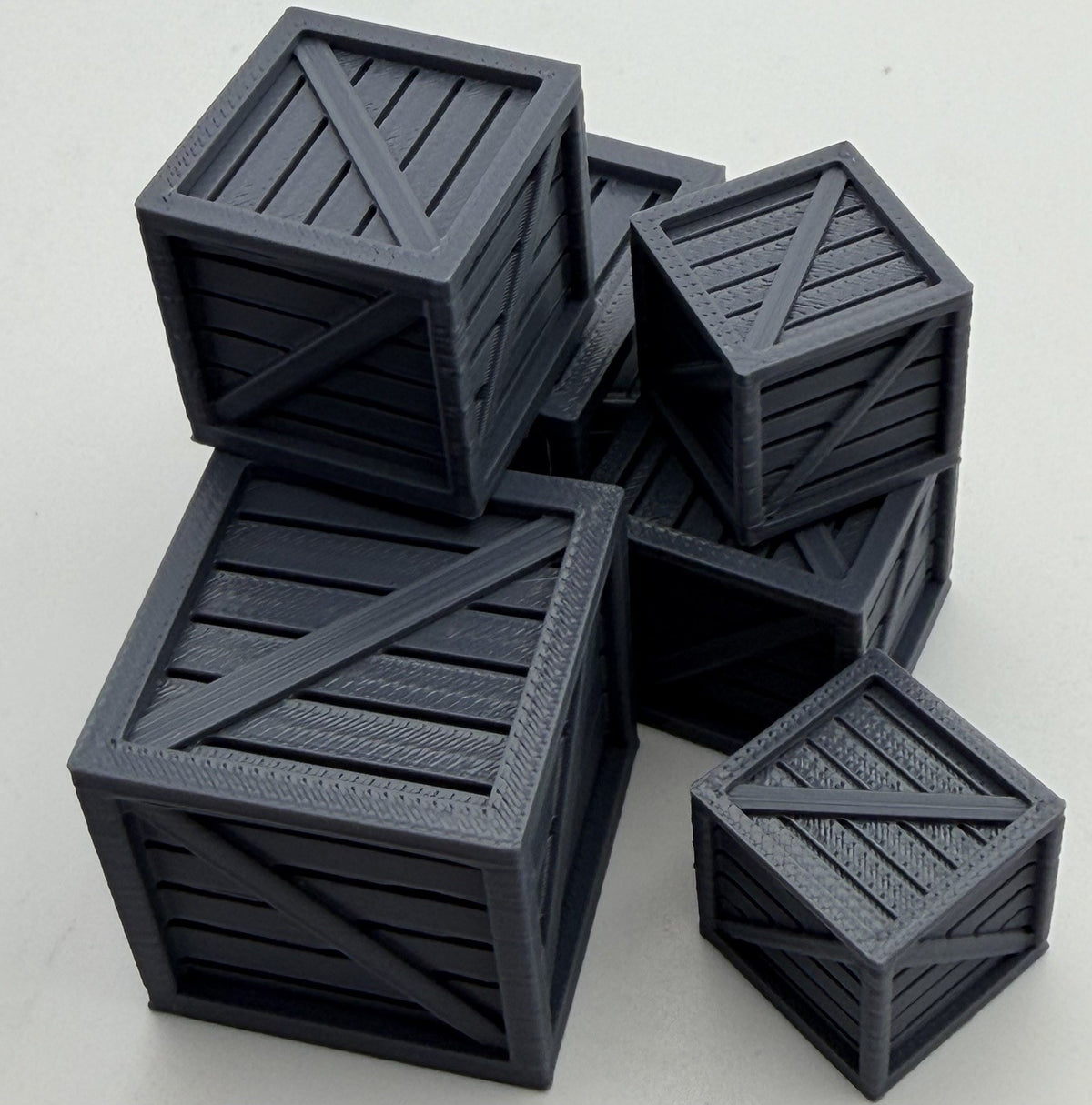 6 Mixed Cargo Crates