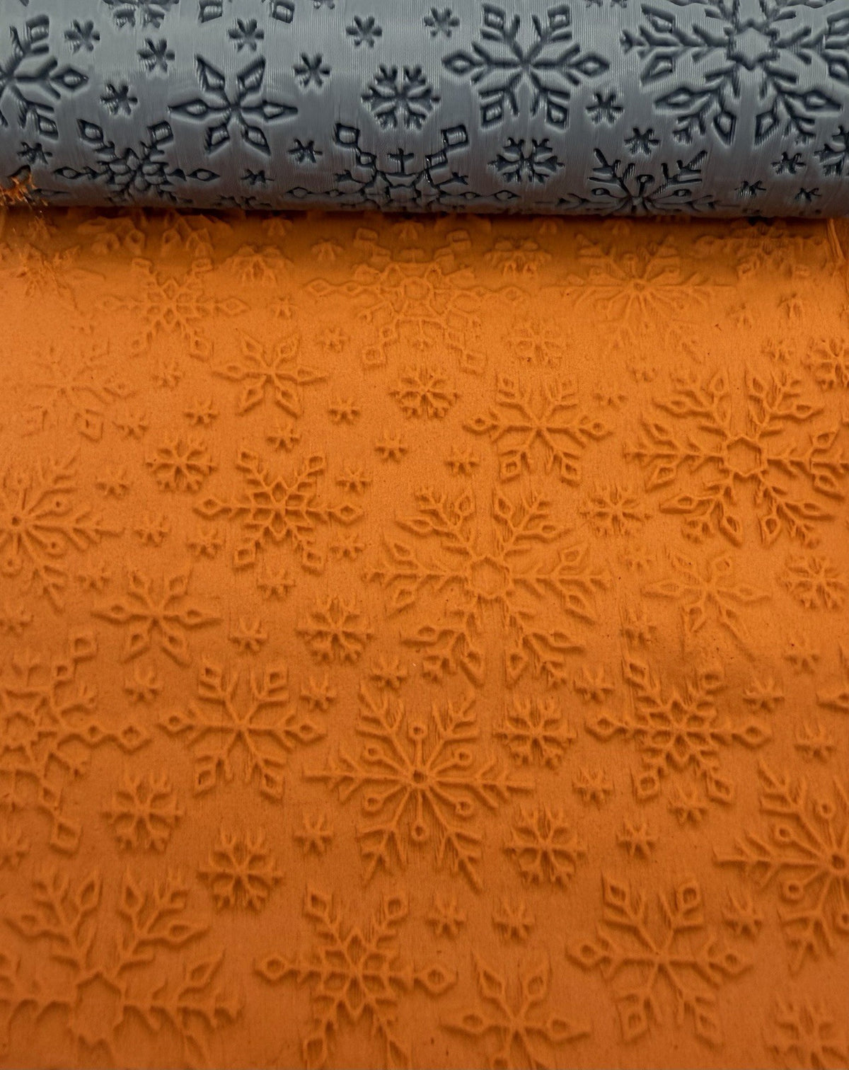 Snowflake Emboss & Deboss Texture Roller Pair No. 33