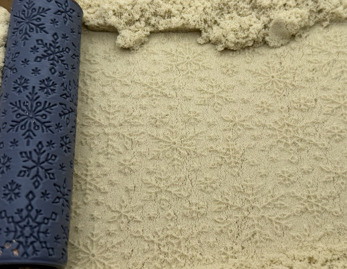 Snowflake Emboss & Deboss Texture Roller Pair No. 33