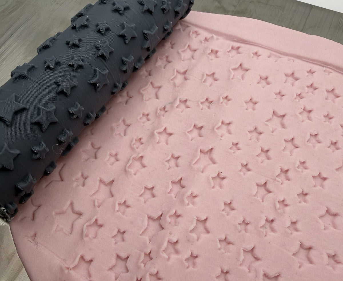 Stars Emboss & Deboss Texture Roller Pair No. 22