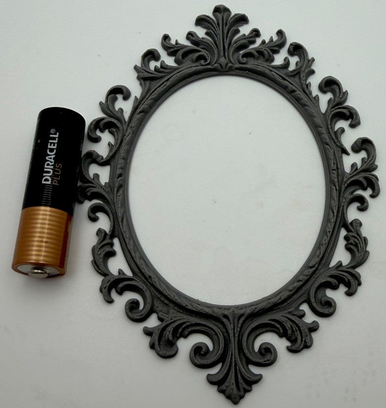 Ornate Oval Furniture Applique Decorative Frieze Baroque Scrollwork Style 6