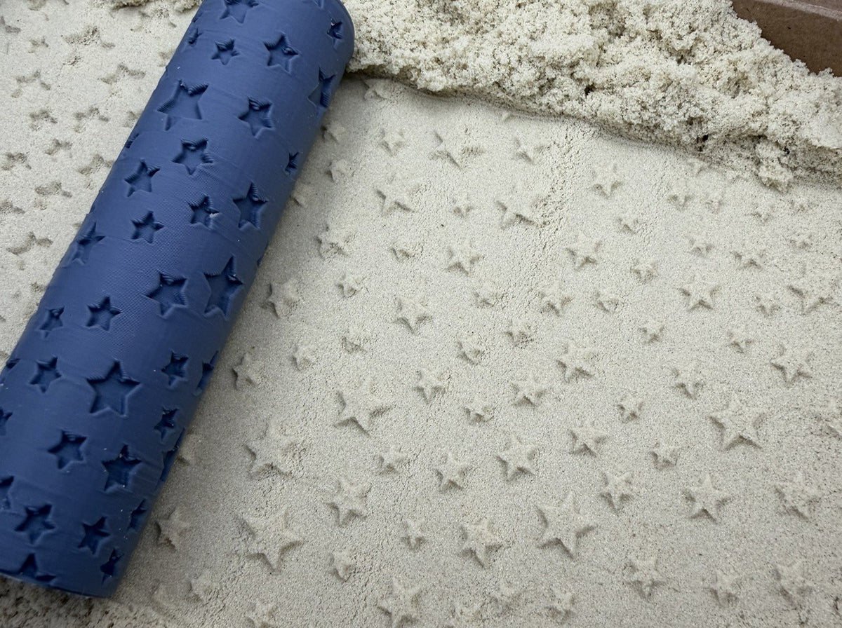 Stars Emboss & Deboss Texture Roller Pair No. 22