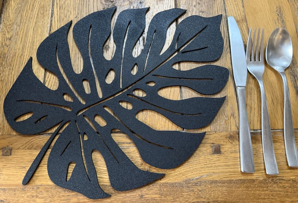 Monstera Leaf Placemats Set of 2