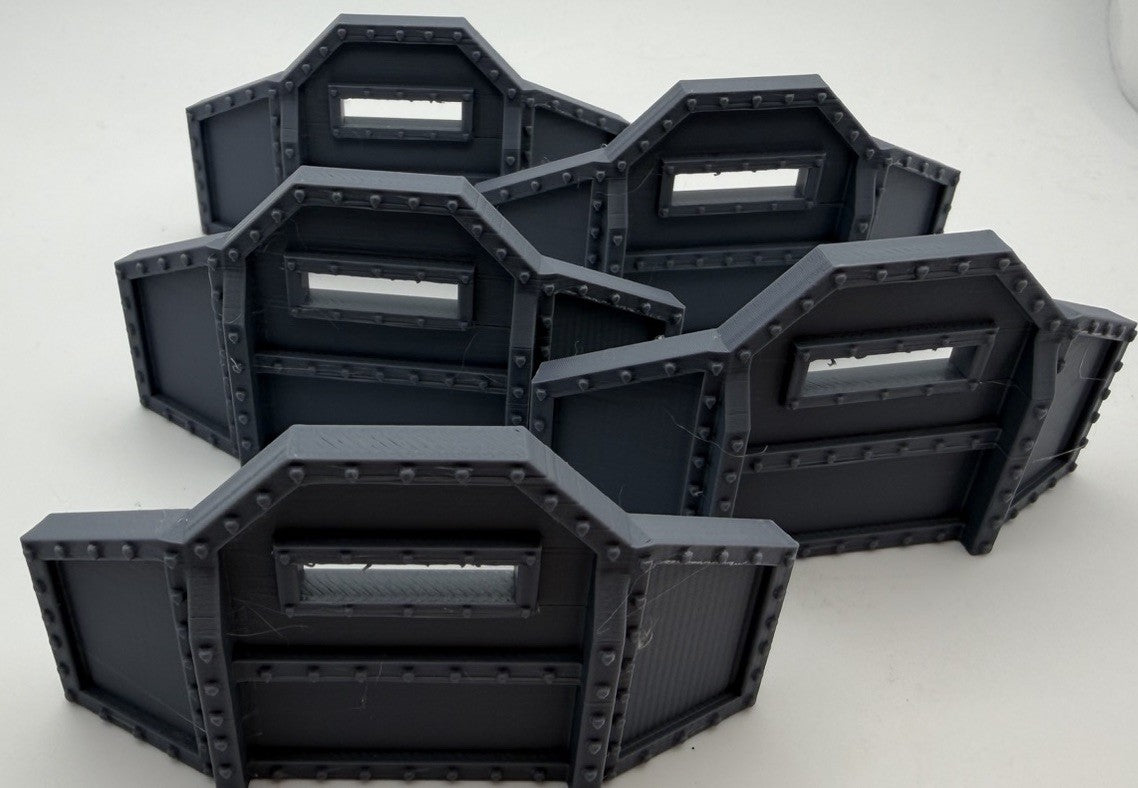 Sci Fi Defence Wall Terrain Tabletop Wargaming Scatter Scenery