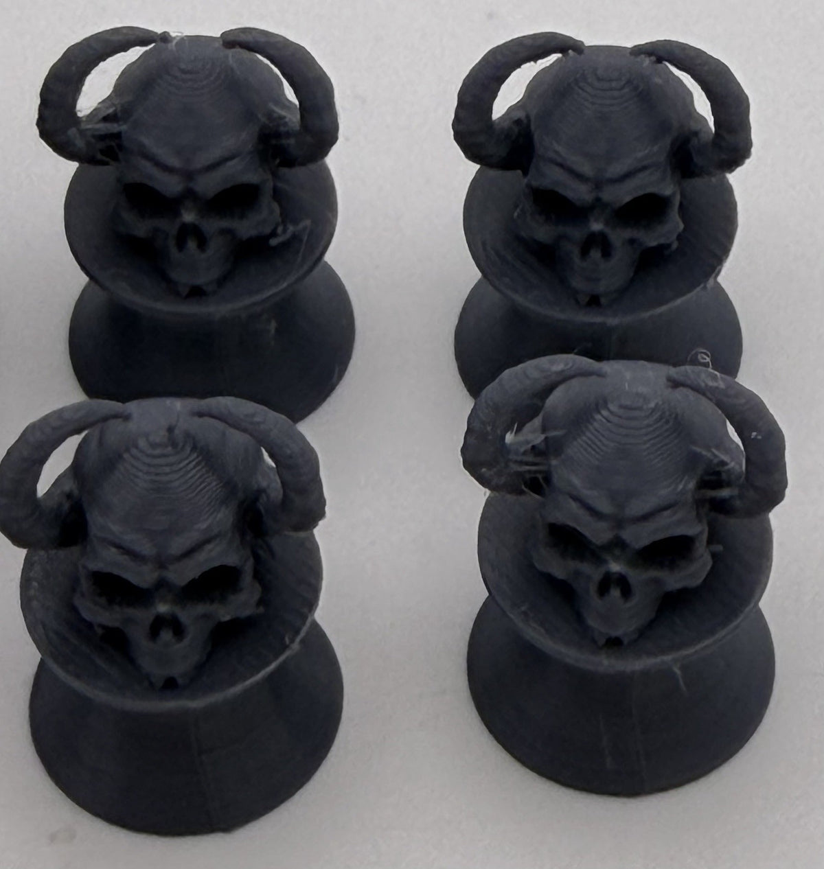 Demonic Skull Paint Swatches for Dropper Bottles