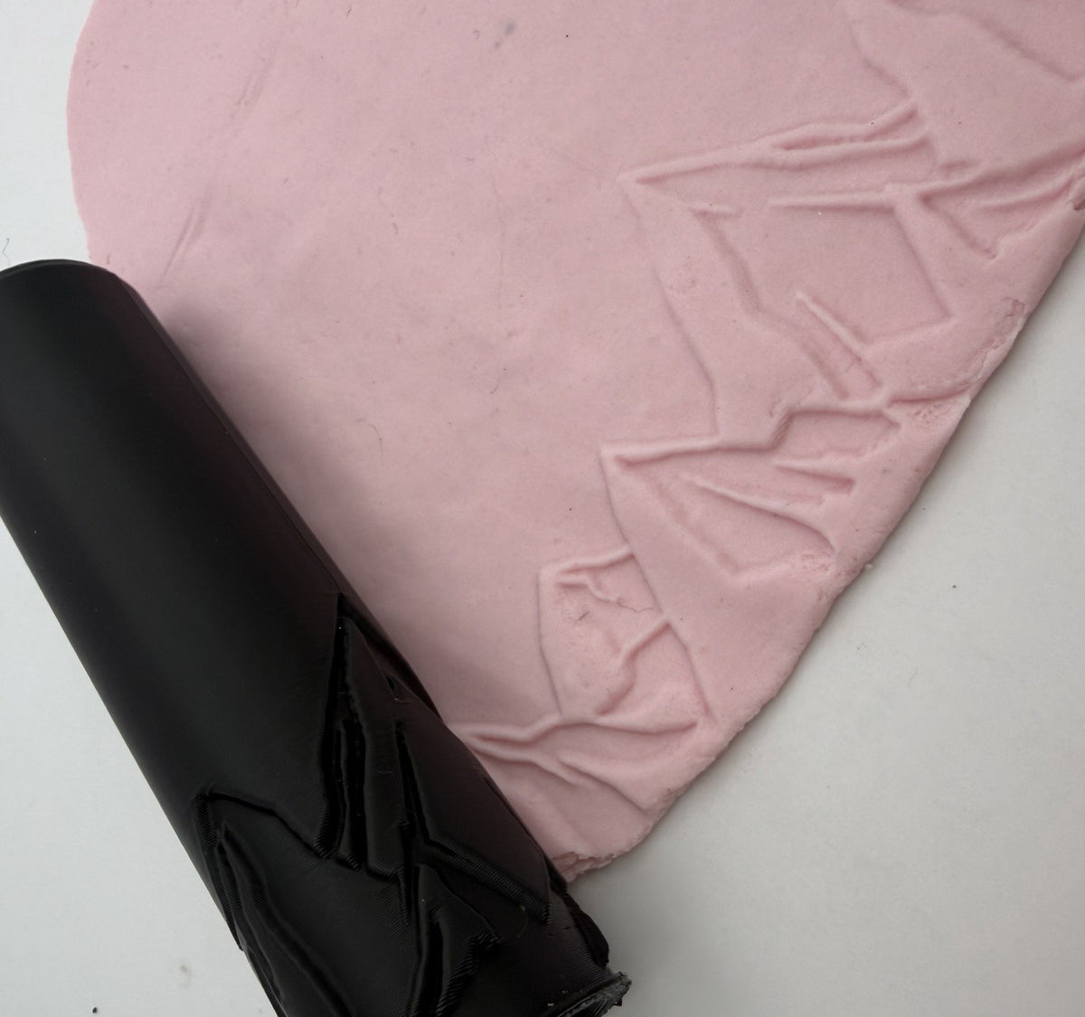 Mountain Emboss & Deboss Texture Roller Pair No. 15