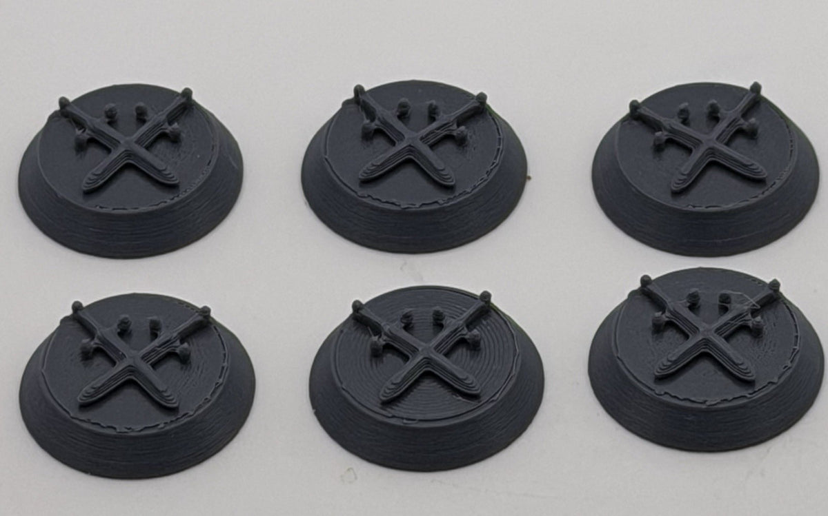 Crossed Swords Paint Pot Swatches Compatible with Citadel Paints