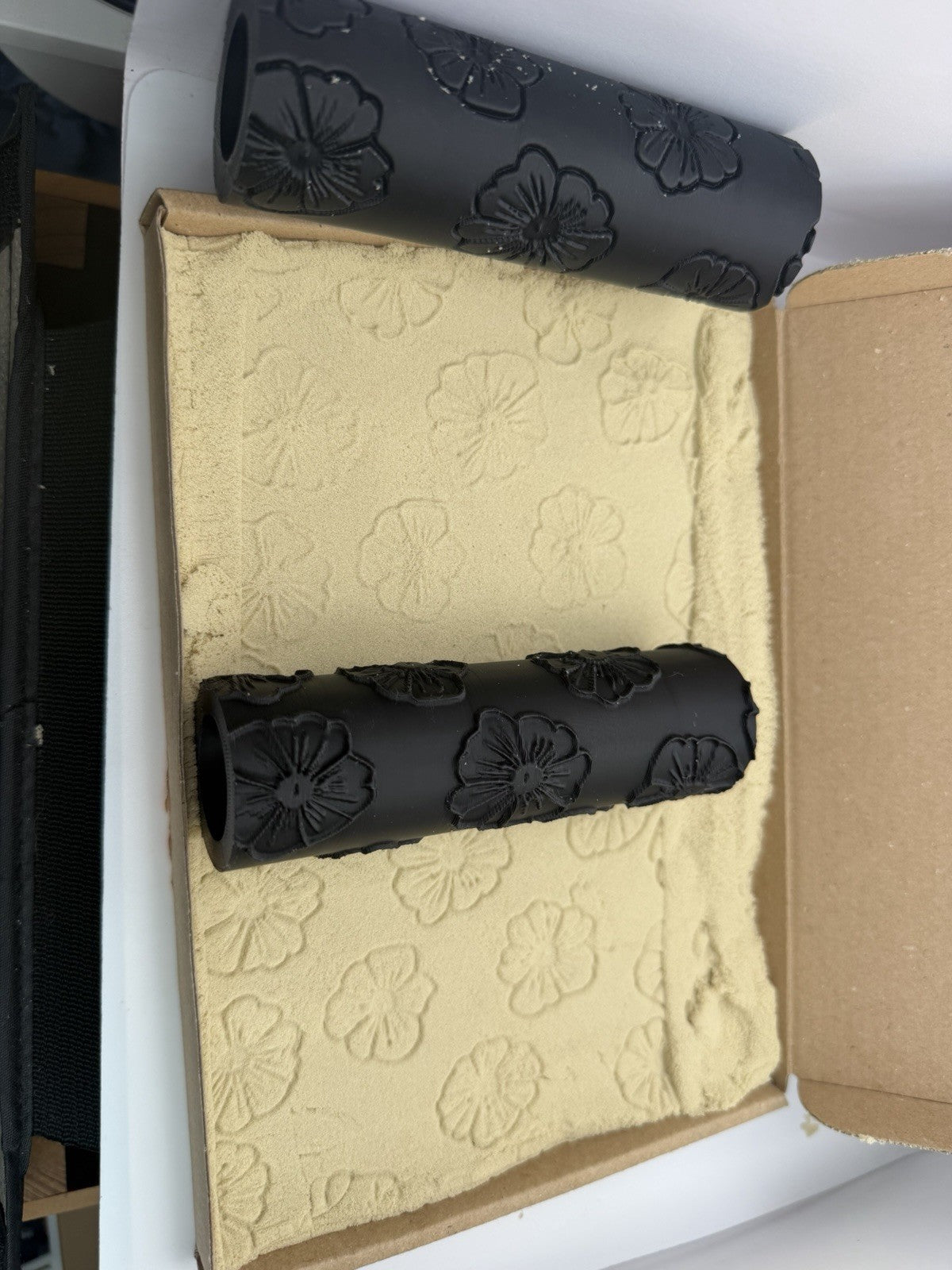 Flower Emboss & Deboss Texture Roller Pair No. 1