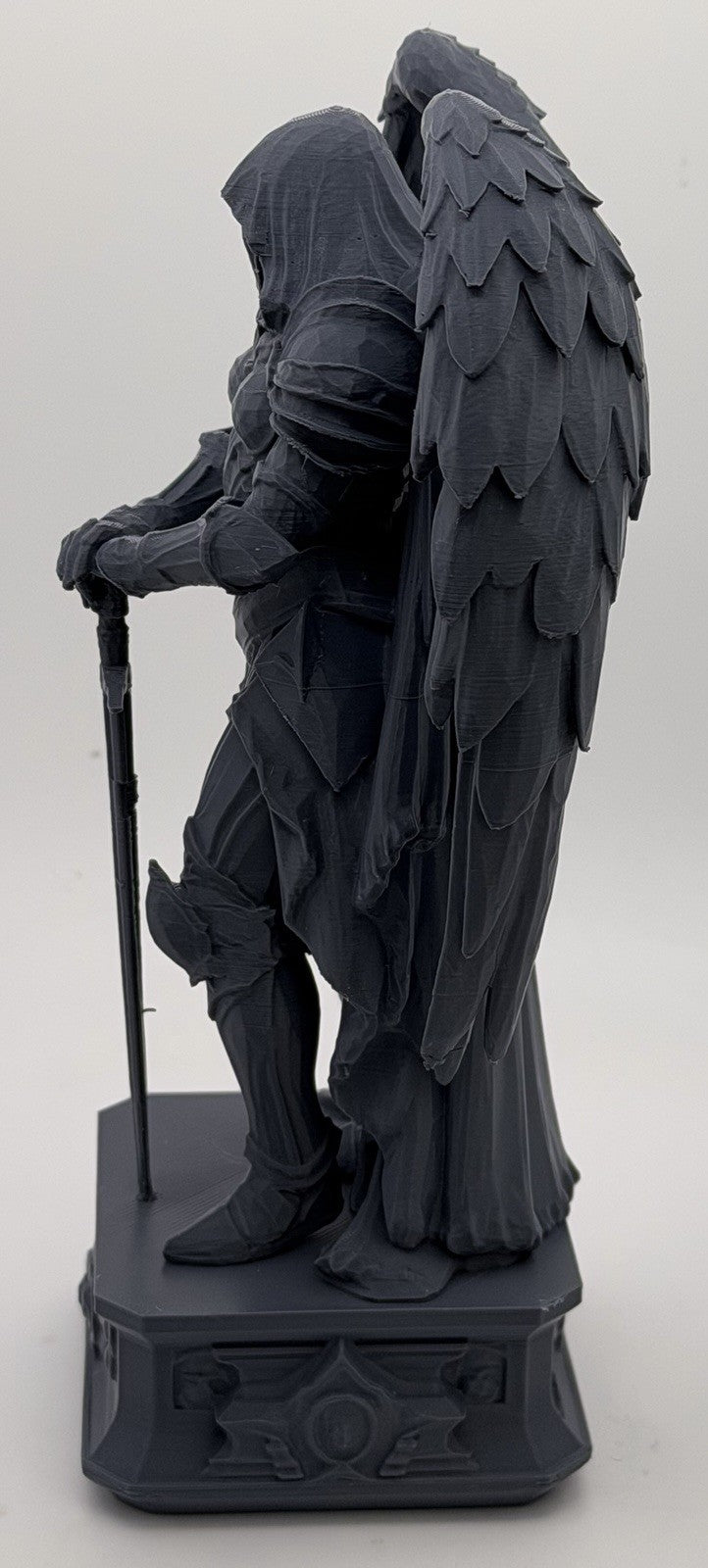 Large Winged Gothic Statue