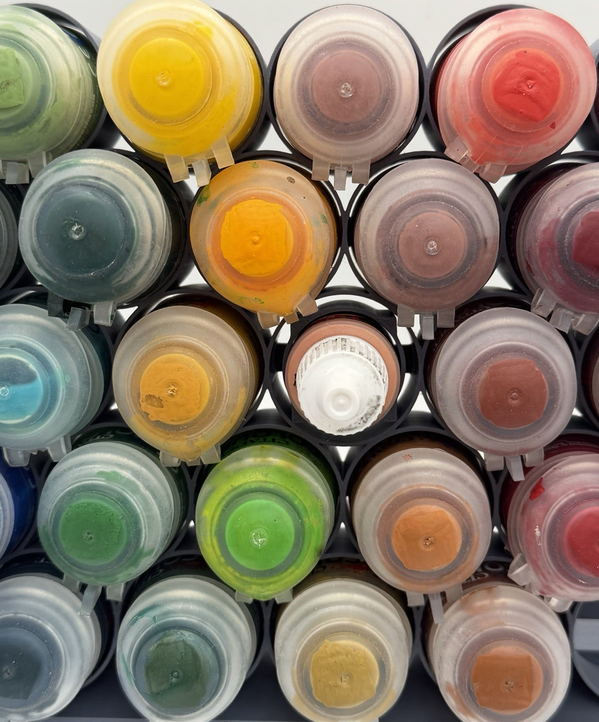 Universal Freestanding Paint Rack - Expandable, for Paint Pots & Dropper Bottles