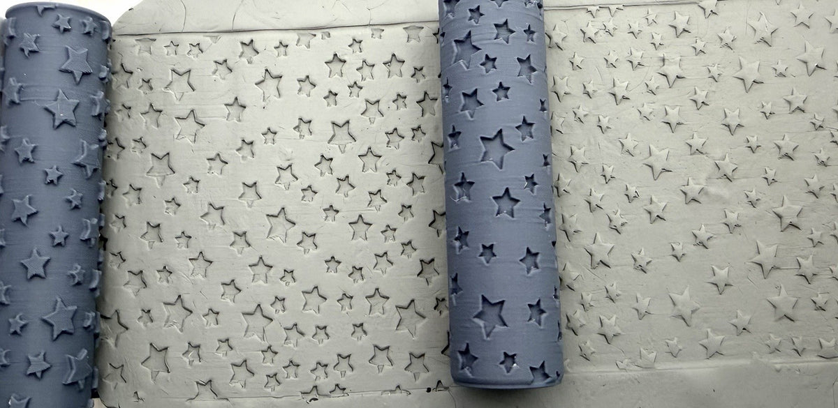 Stars Emboss & Deboss Texture Roller Pair No. 22