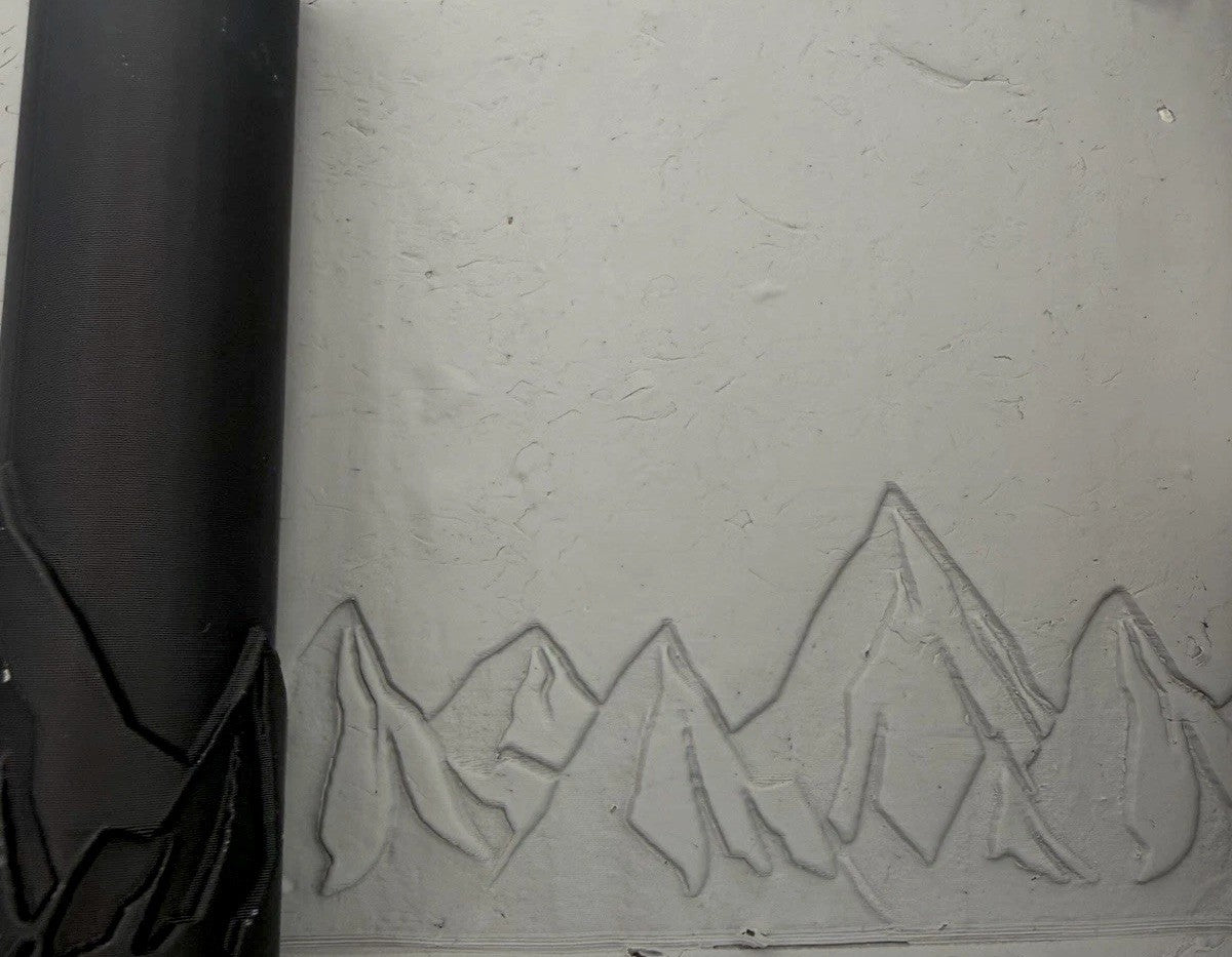 Mountain Deboss Texture Roller No. 15B