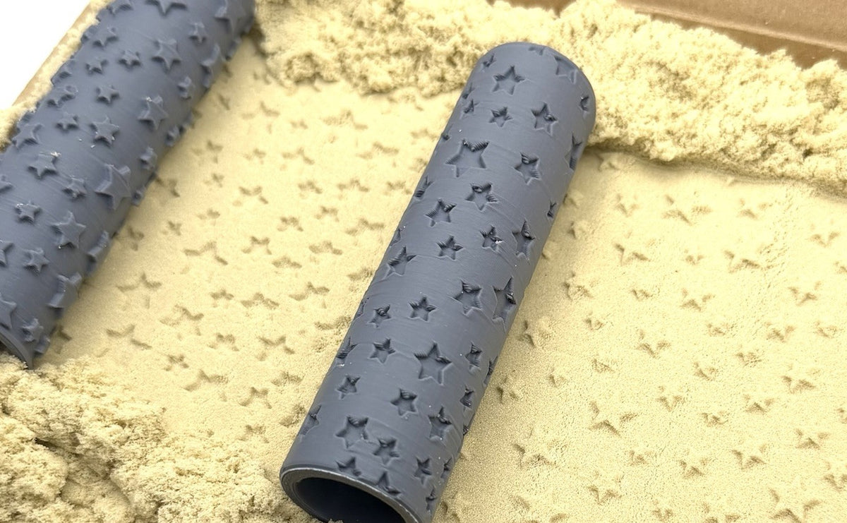 Stars Emboss & Deboss Texture Roller Pair No. 22