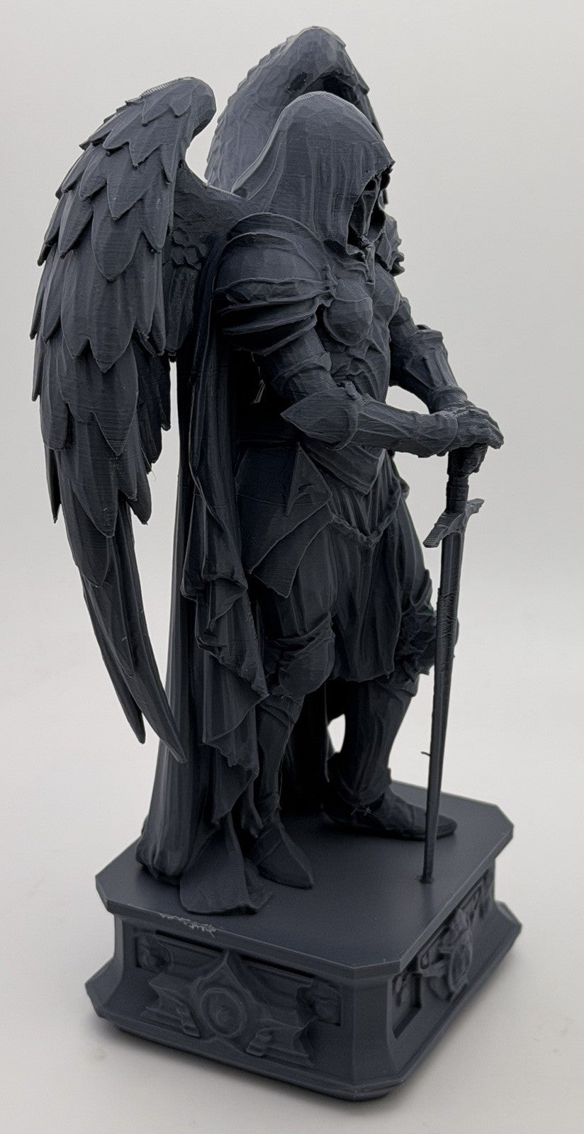 Large Winged Gothic Statue