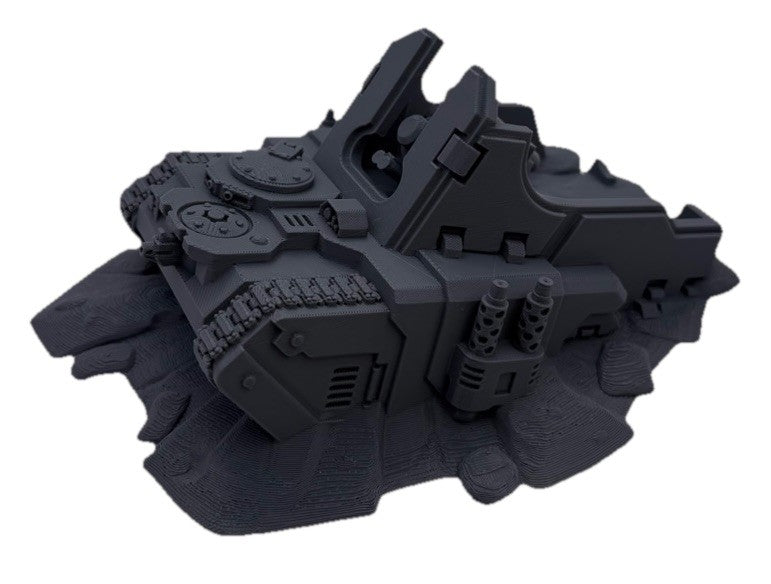 Artillery Tank Wreck Terrain Piece