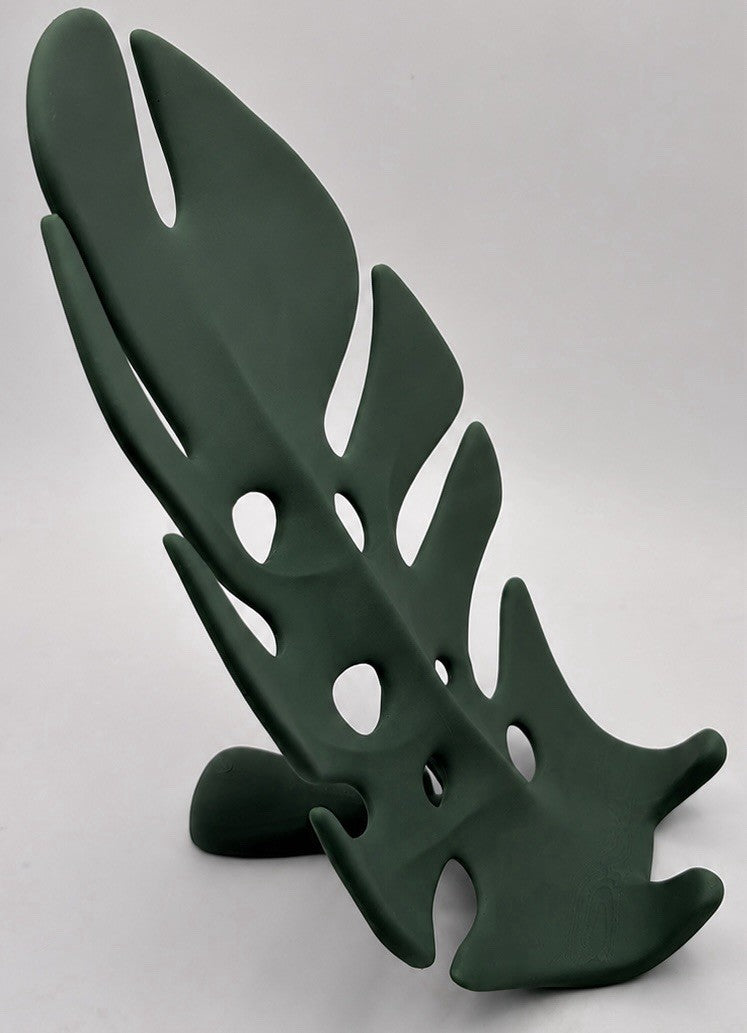 Monstera Leaf Phone Stand Holder - Botanical Desk Mobile Display - 3D Printed