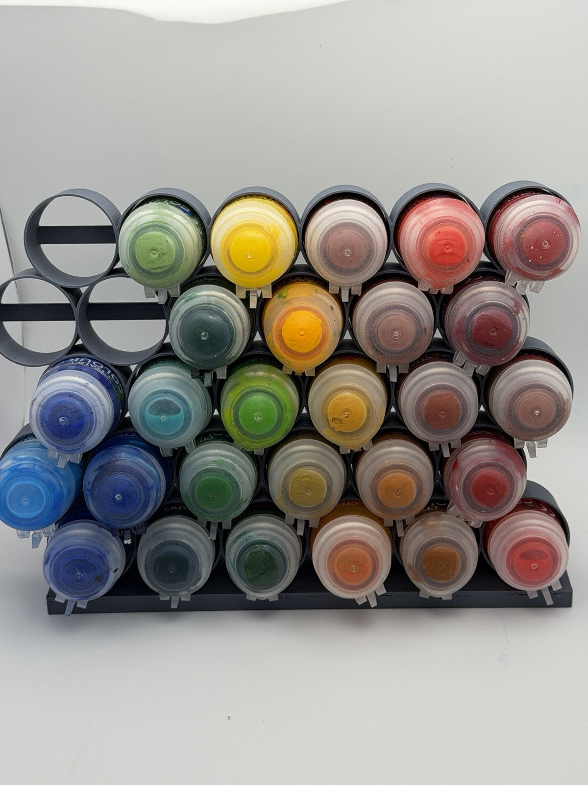Universal Freestanding Paint Rack - Expandable, for Paint Pots & Dropper Bottles
