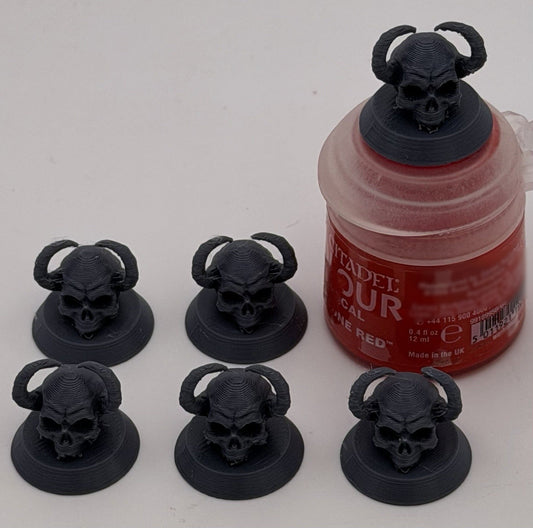 Demonic Skull Paint Pot Cap Swatches
