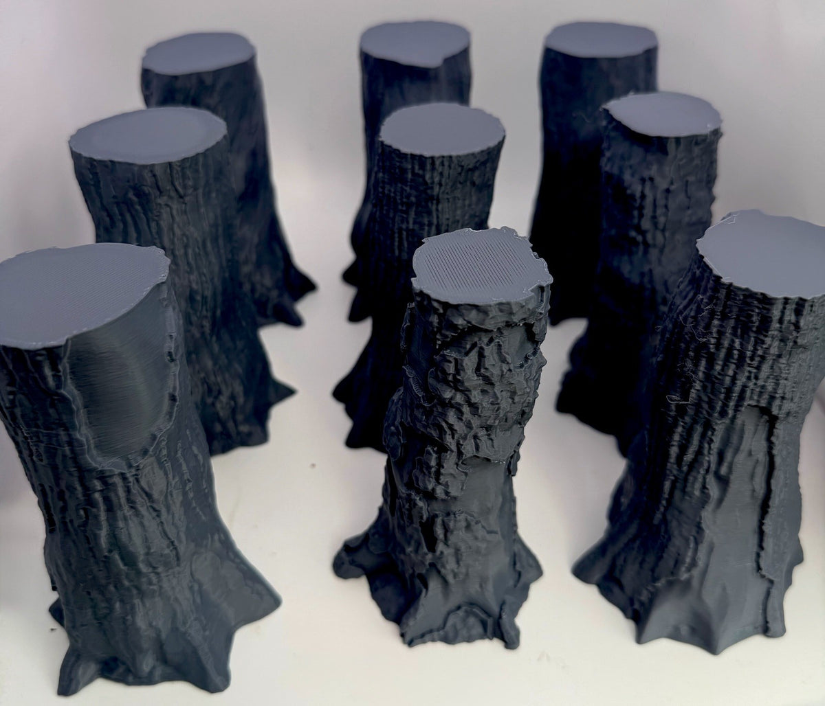 9 Extra Large Giant Tree Stumps Forest Terrain Set Tabletop Scenery RPG