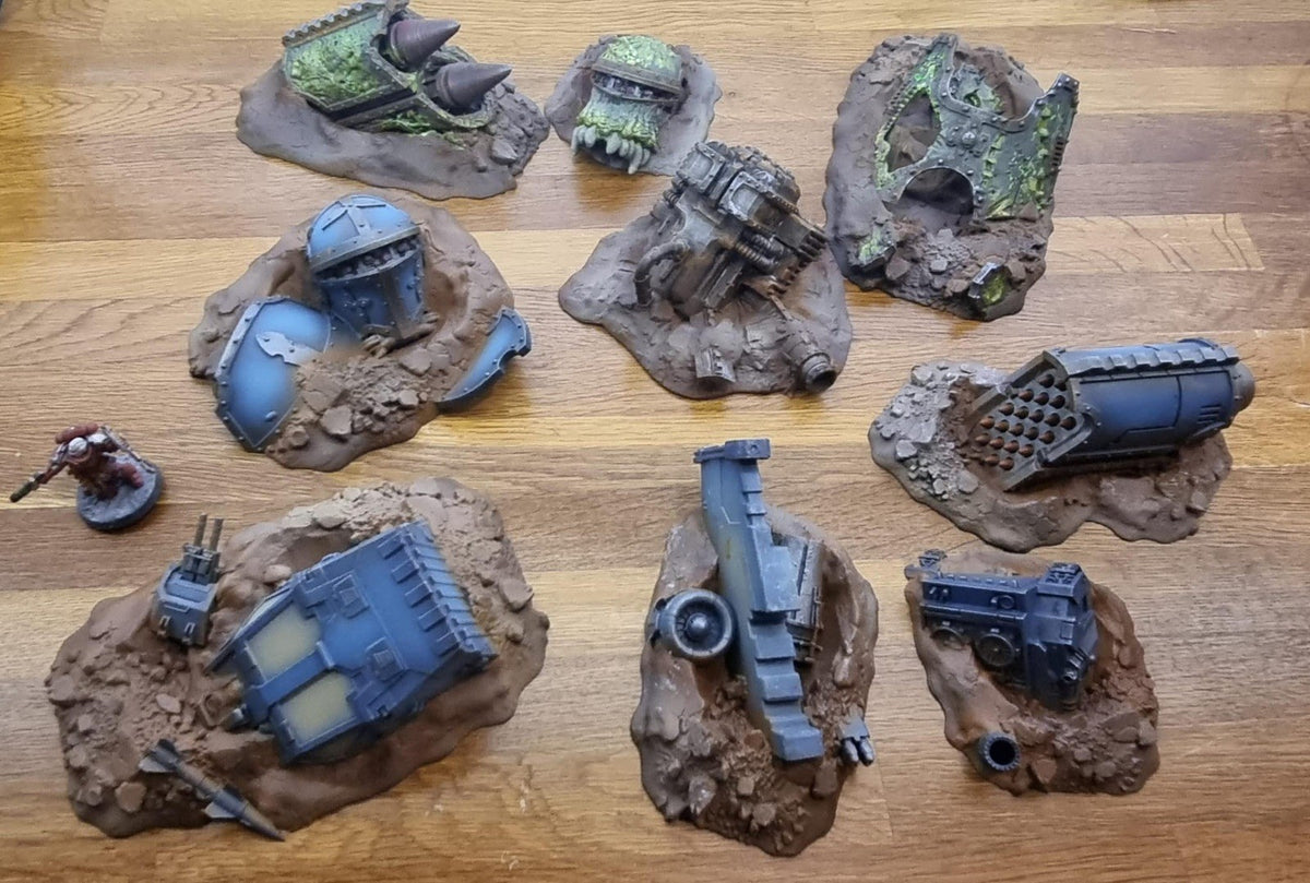 Corrupted Colossal Wreckage Terrain Bundle 3