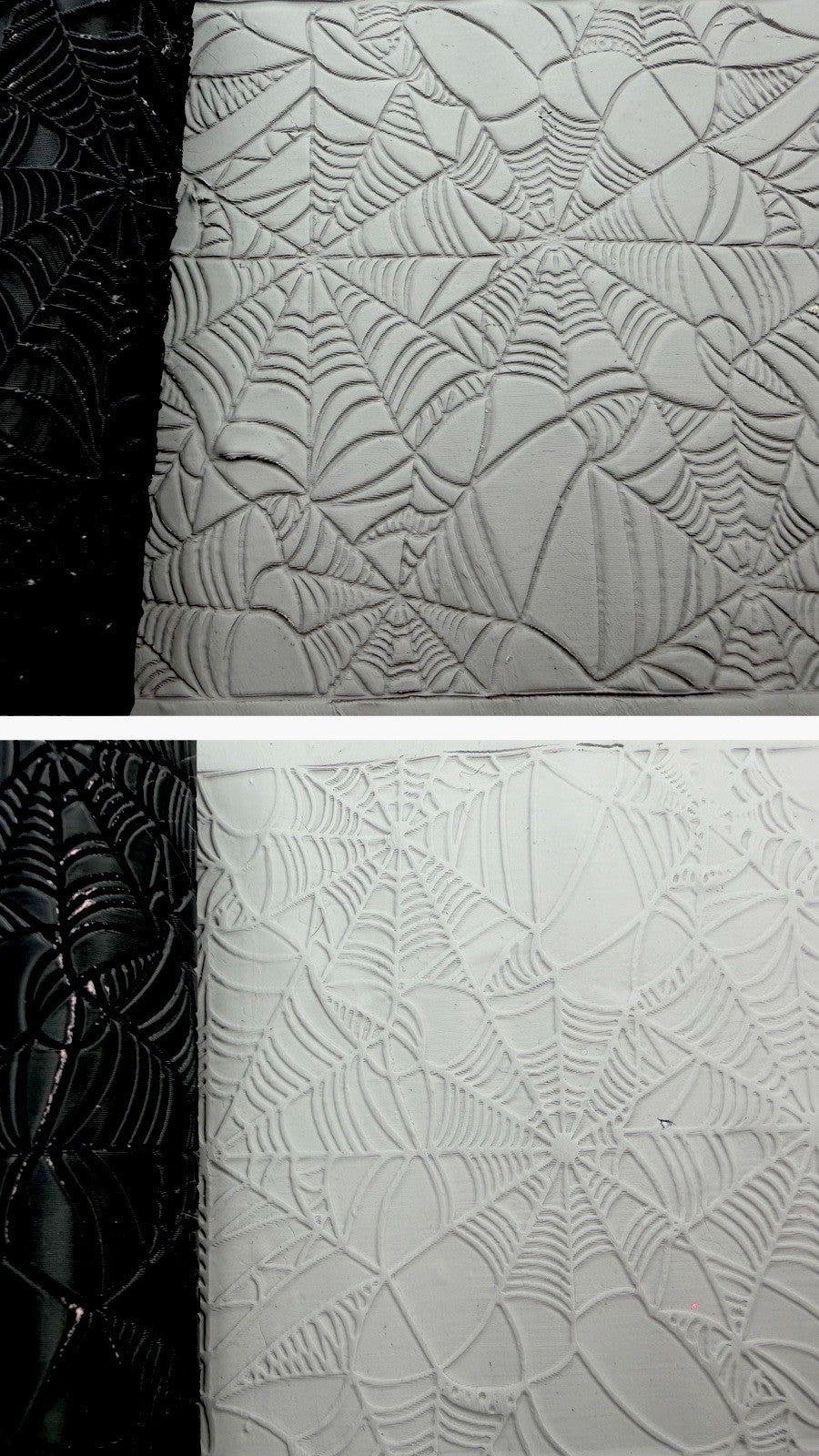 Spider Web Emboss & Deboss Texture Roller Pair No. 29
