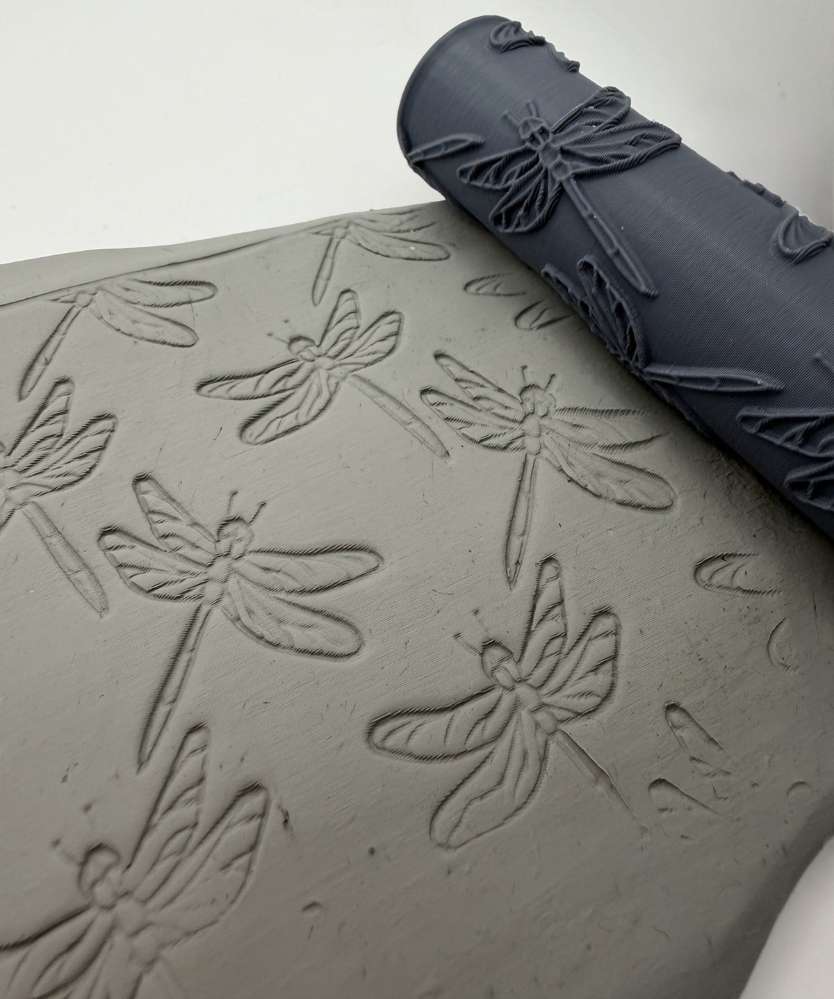 Dragonfly Emboss & Deboss Texture Roller Pair No. 7