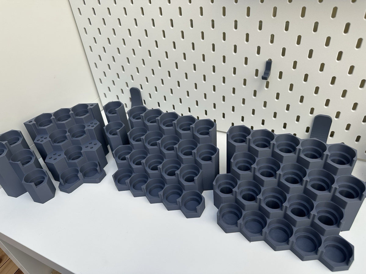 Modular Paint Rack Corner Set - Corner Unit + 2x 5x4 Modules