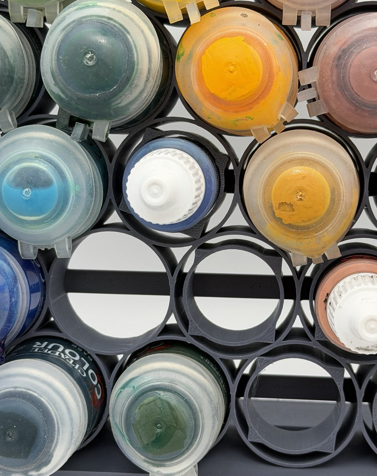 Universal Freestanding Paint Rack - Expandable, for Paint Pots & Dropper Bottles