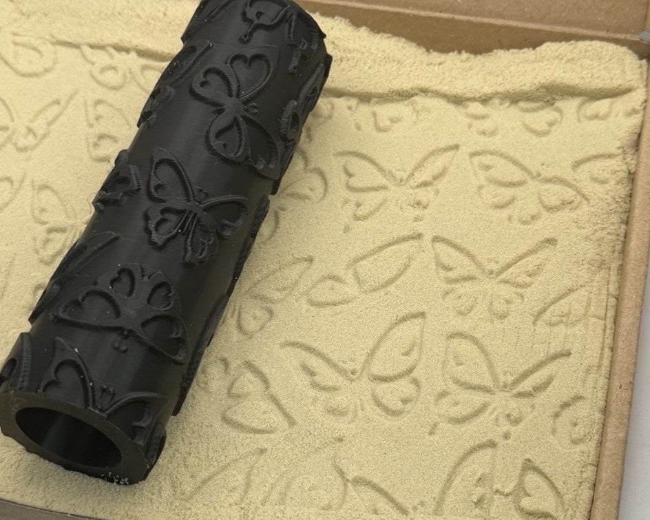 Butterfly Emboss & Deboss Texture Roller Pair No. 2