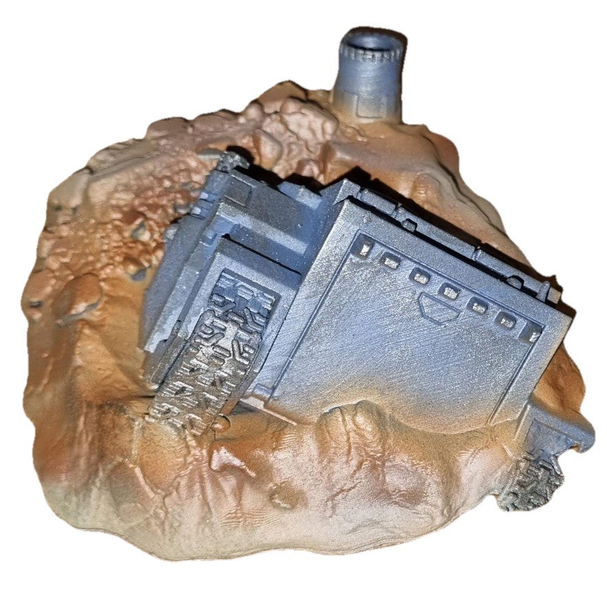Destroyed Siege Tank Wreck Terrain