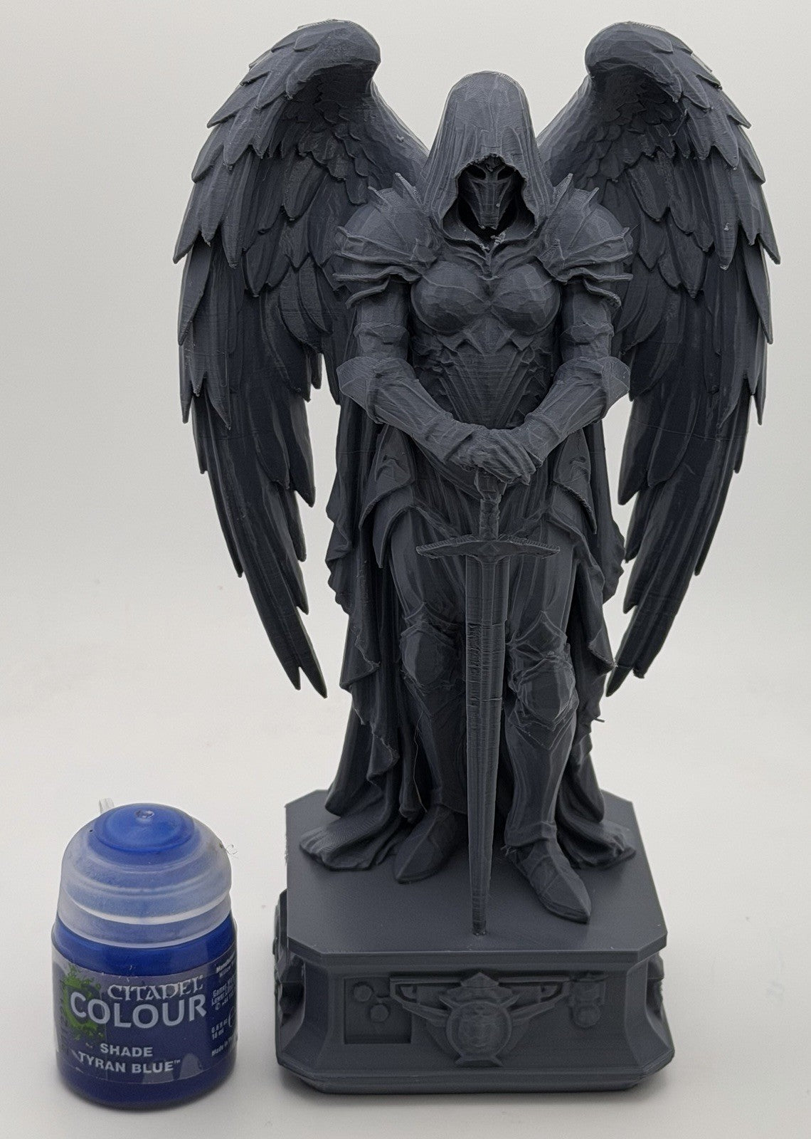 Large Winged Gothic Statue