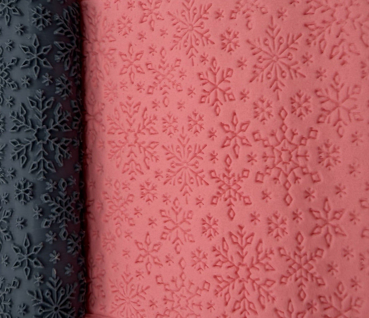 Snowflake Emboss & Deboss Texture Roller Pair No. 33