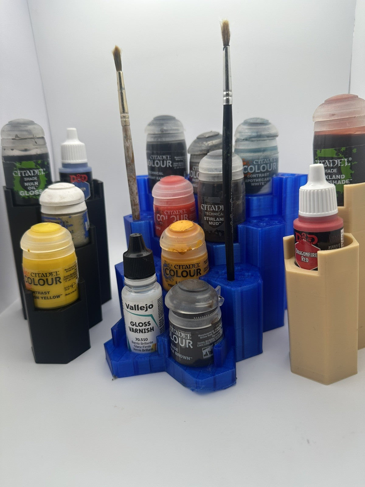 Modular Paint Rack Full Setup - 4x 5x4 Modules + Corner Unit