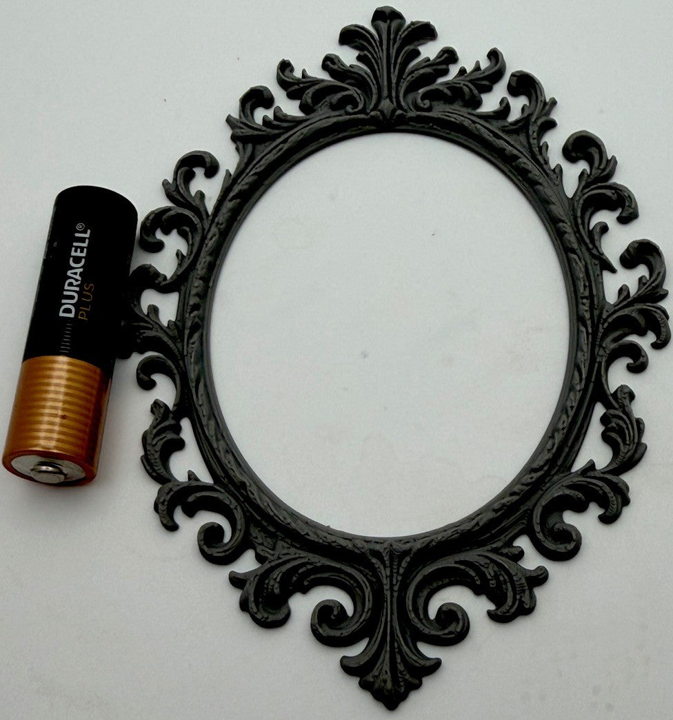 Ornate Oval Furniture Applique Decorative Frieze Baroque Scrollwork Style 6