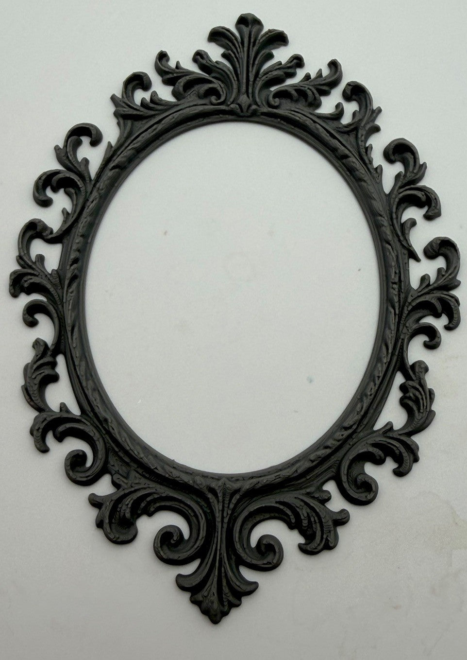 Ornate Oval Furniture Applique Decorative Frieze Baroque Scrollwork Style 6