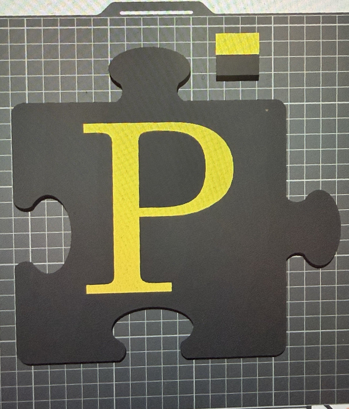 Personalised Interlocking Jigsaw Initial Wall Decor Puzzle Piece Gift