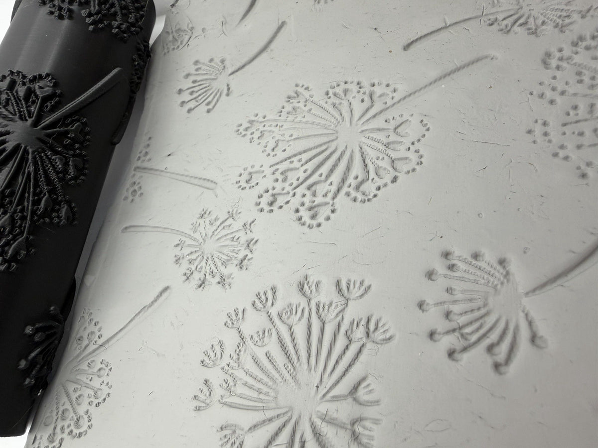 Dandelion Emboss & Deboss Texture Roller Pair No. 14