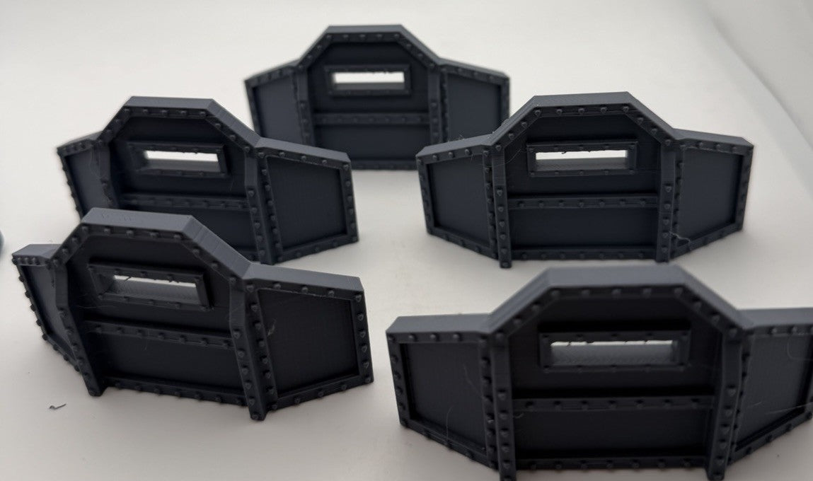 Sci Fi Defence Wall Terrain Tabletop Wargaming Scatter Scenery
