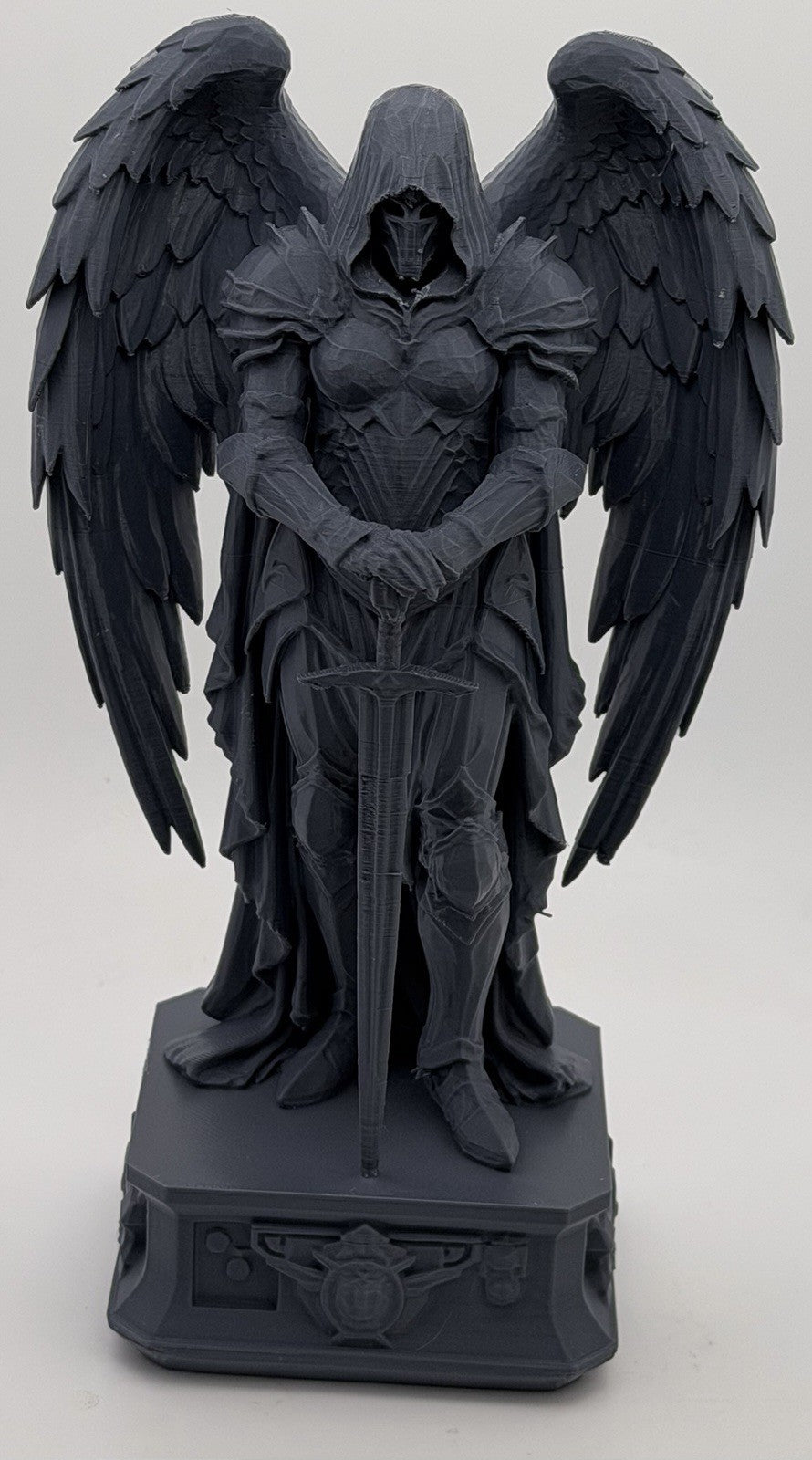 Large Winged Gothic Statue