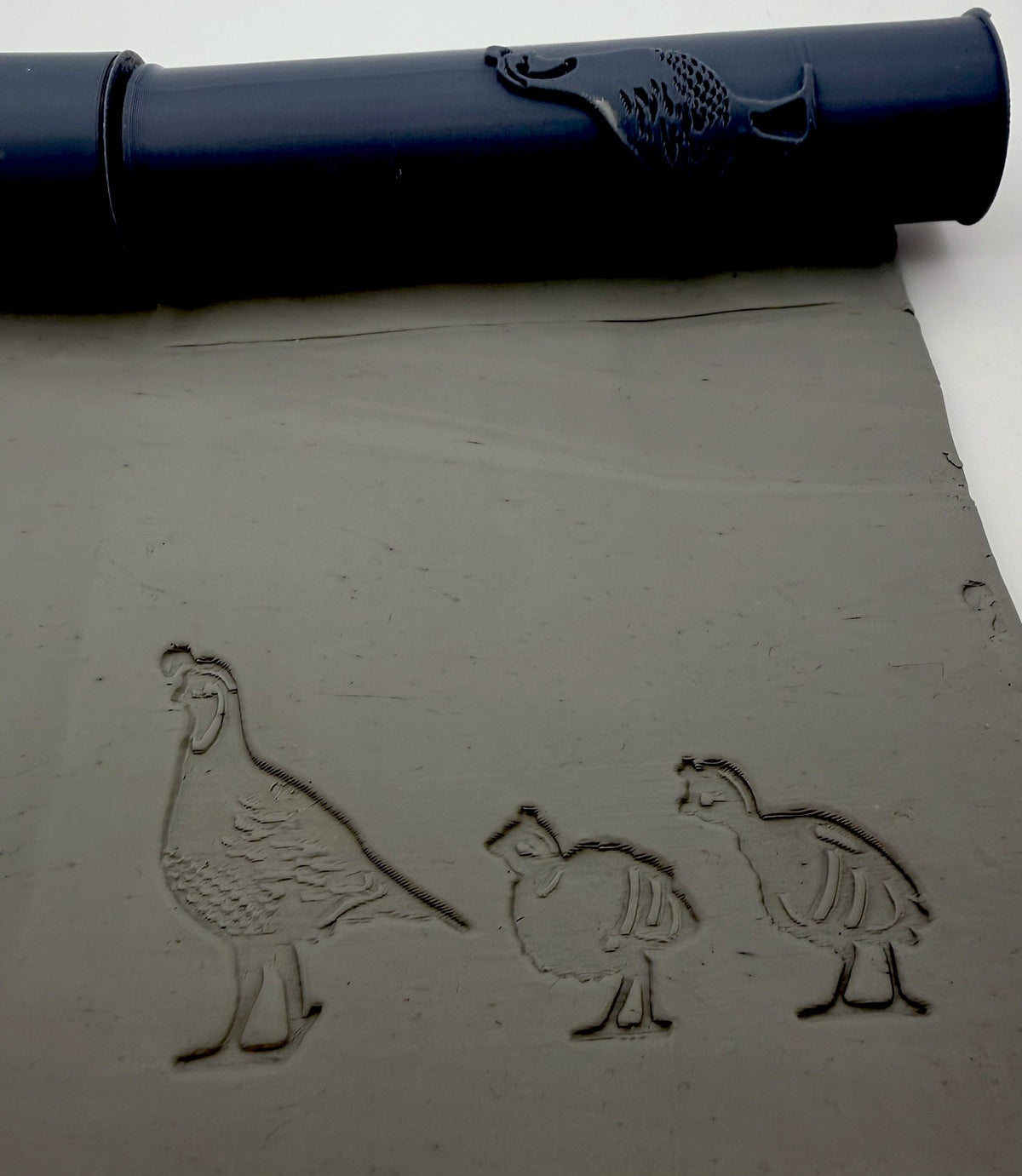 Quail Emboss & Deboss Texture Roller Pair No. 13