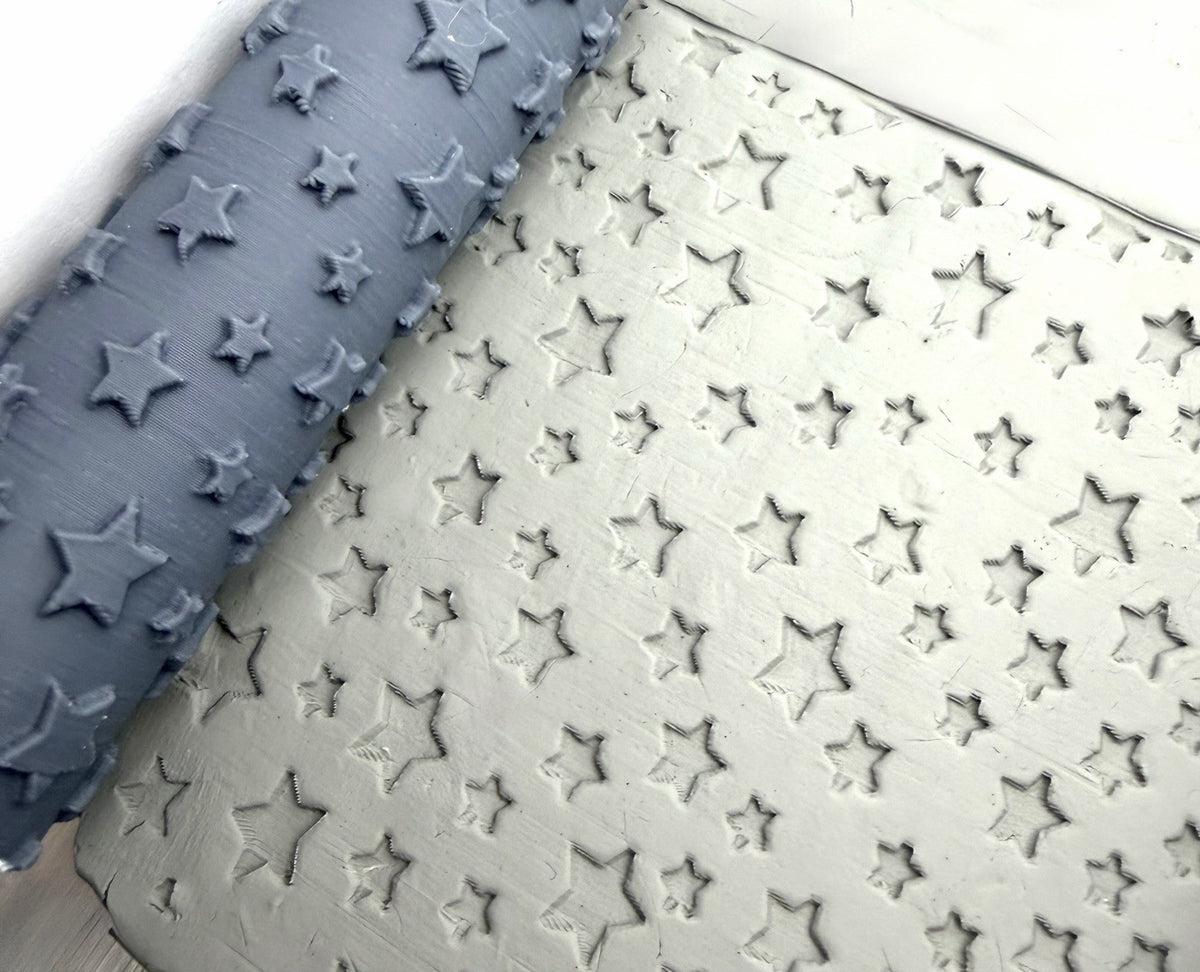 Stars Emboss & Deboss Texture Roller Pair No. 22