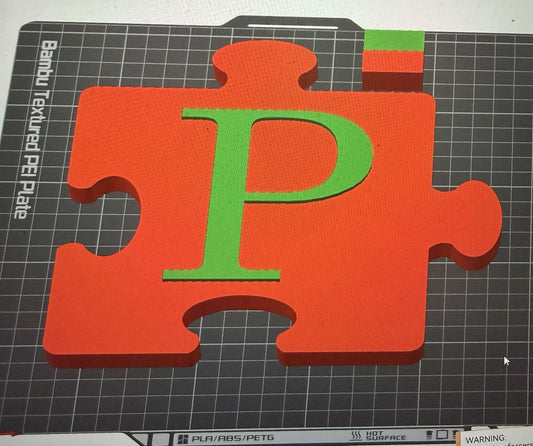 Personalised Interlocking Jigsaw Initial Wall Decor Puzzle Piece Gift
