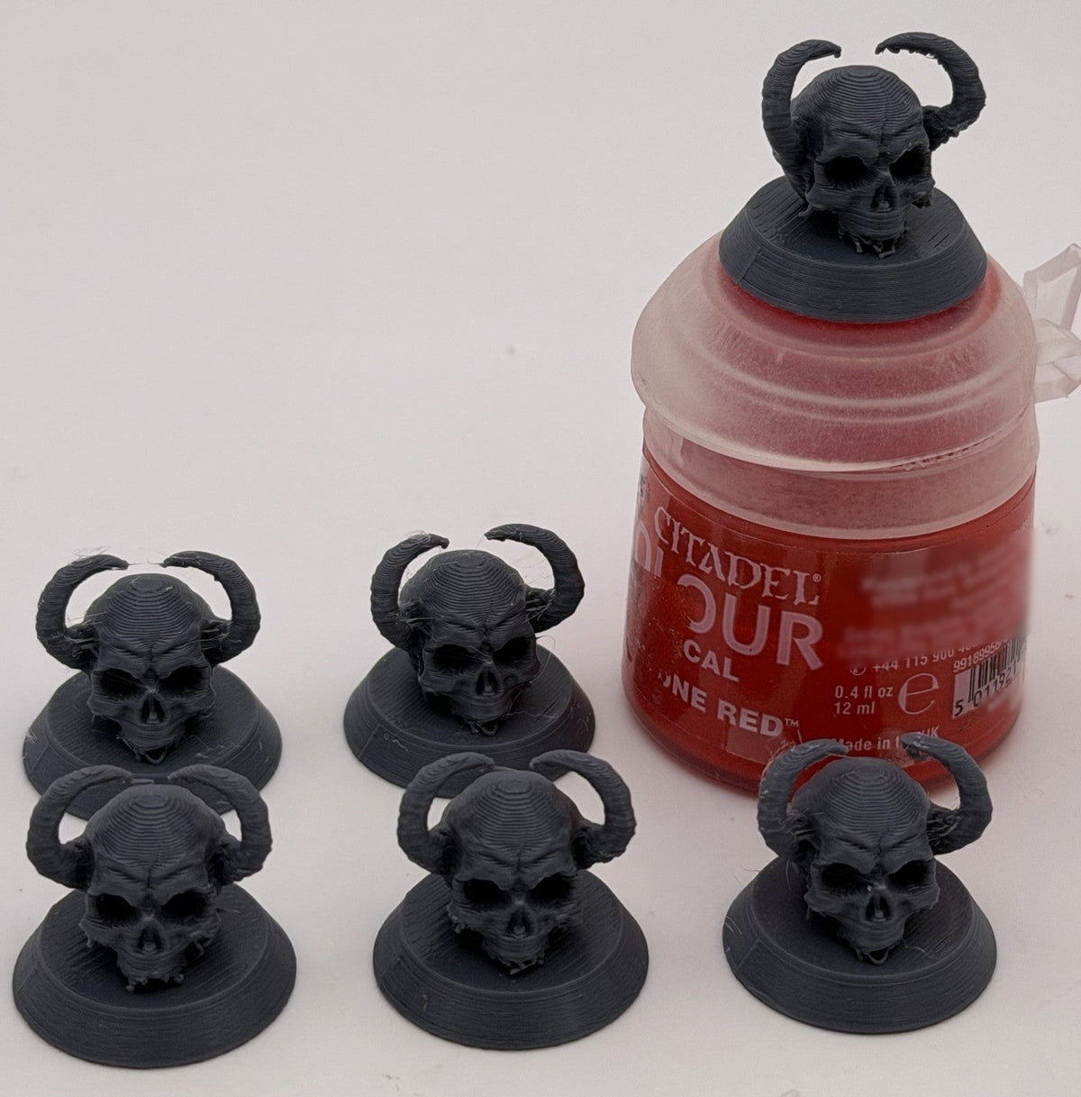 Demonic Skull Paint Pot Cap Swatches