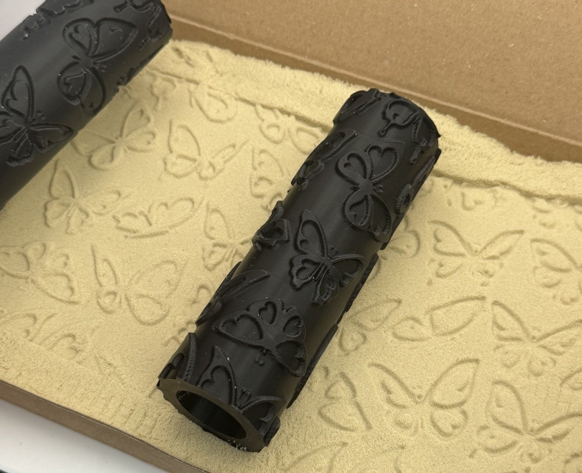 Butterfly Emboss & Deboss Texture Roller Pair No. 2