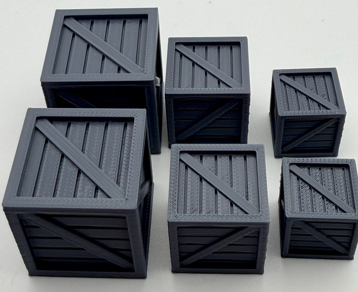 6 Mixed Cargo Crates