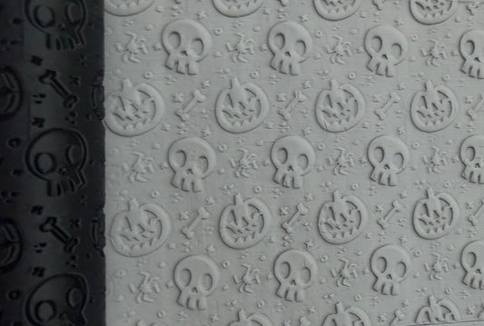 Skulls and Pumpkins Texture Roller No. 79B