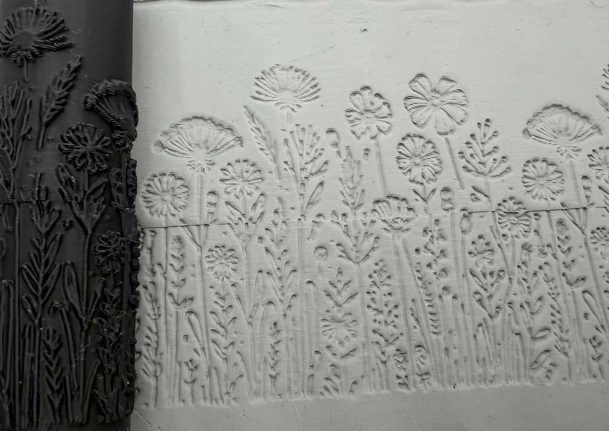 Wildflower Meadow Deboss Texture Roller No. 30A