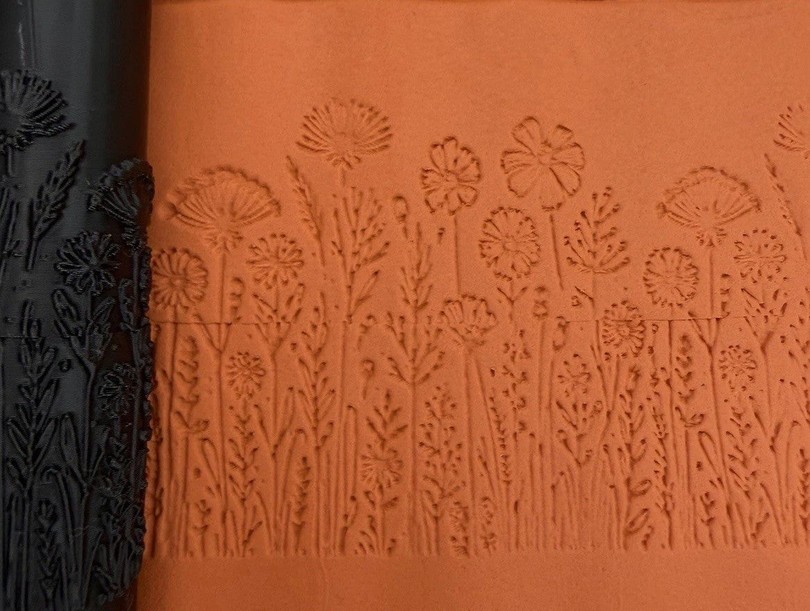 Wildflower Meadow Deboss Texture Roller No. 30A