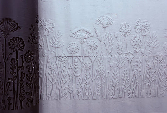 Wildflower Meadow Emboss Texture Roller No. 30B